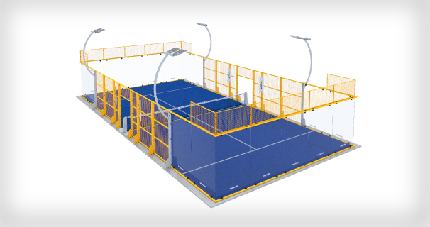 Panoramic 360° Padel Court