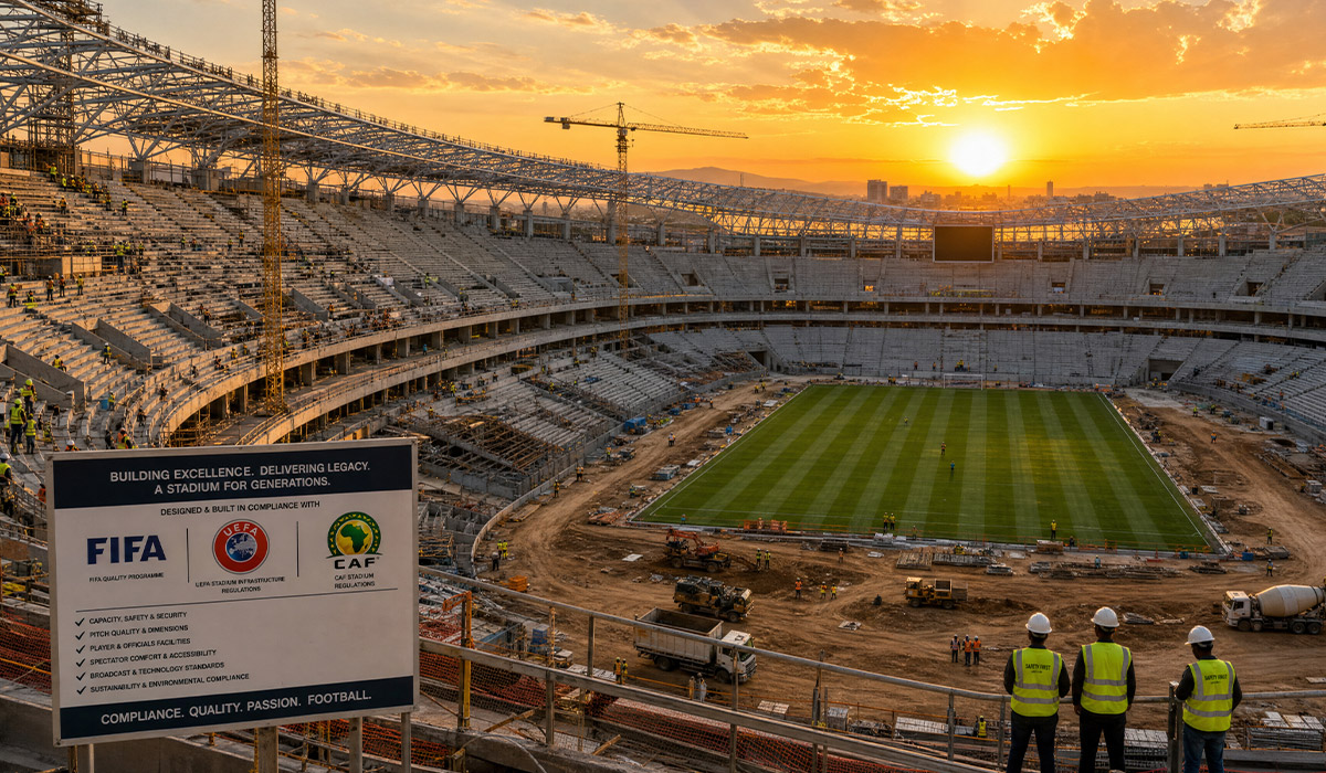 بناء الملاعب