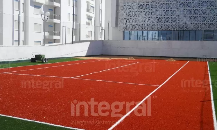 Astroturf Tennis Court