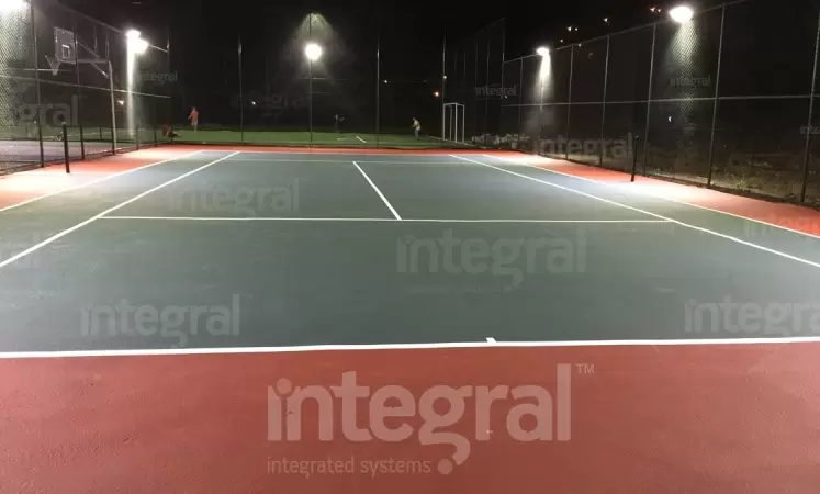 High School Tennis Court