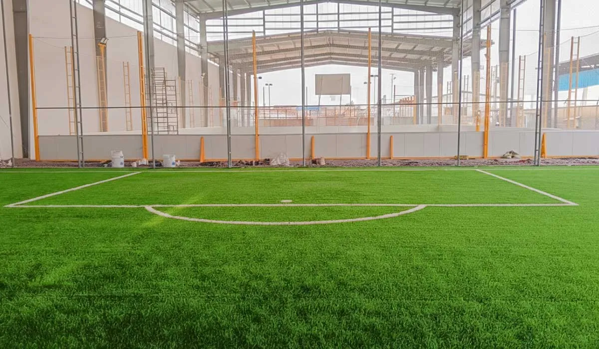 ملعب كرة قدم وملعب متعدد الاستخدامات