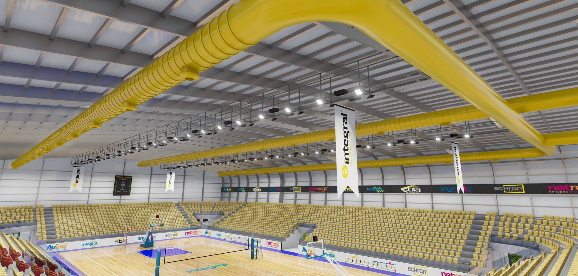 5000 Seats Indoor Sports Hall