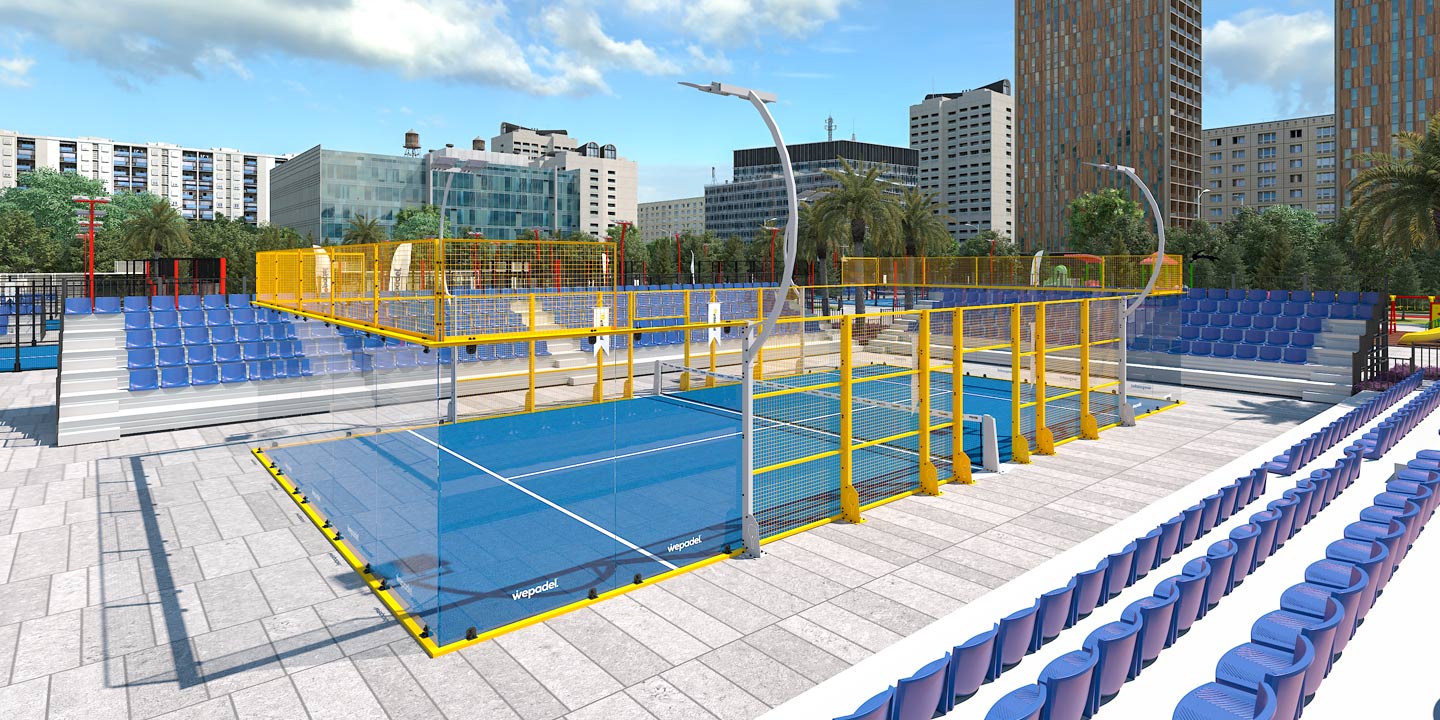 Panoramic 360° Padel Court 4