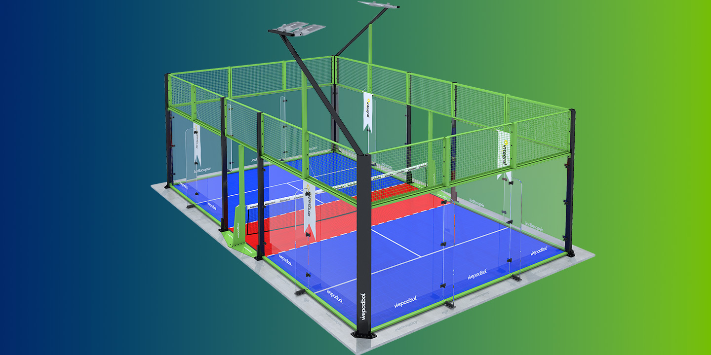 Panoromic Padbol Court 1