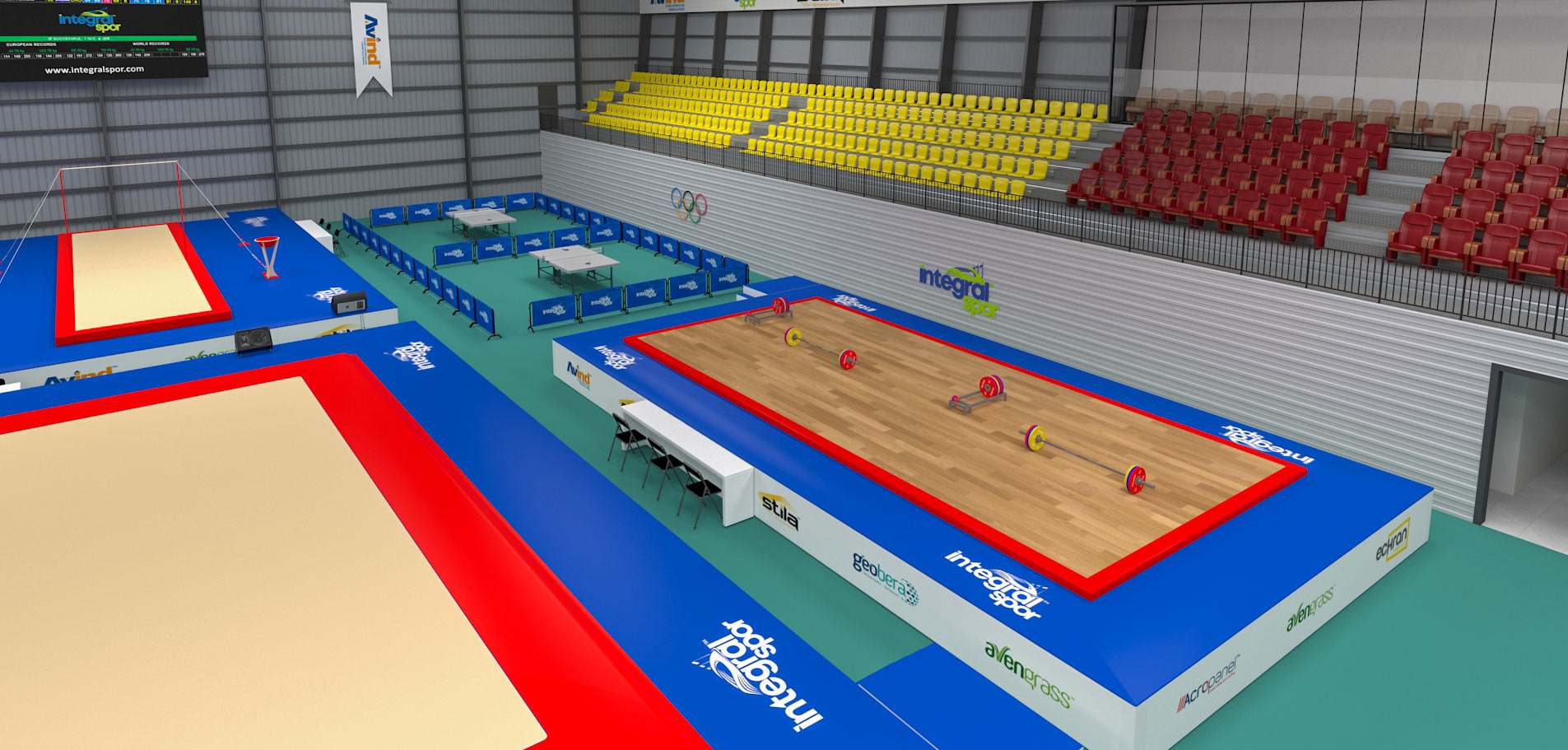 الرياضات الداخلية على الحصير