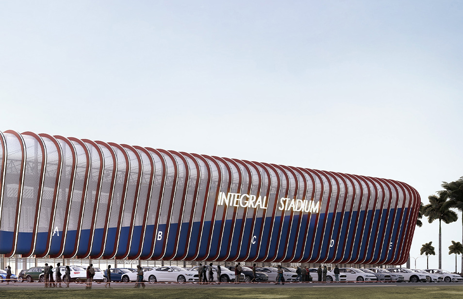 تصميم وهندسة الملاعب الفاخرة